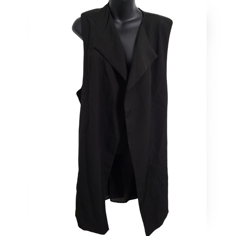 Forever 21 Black Sleeveless Jacket